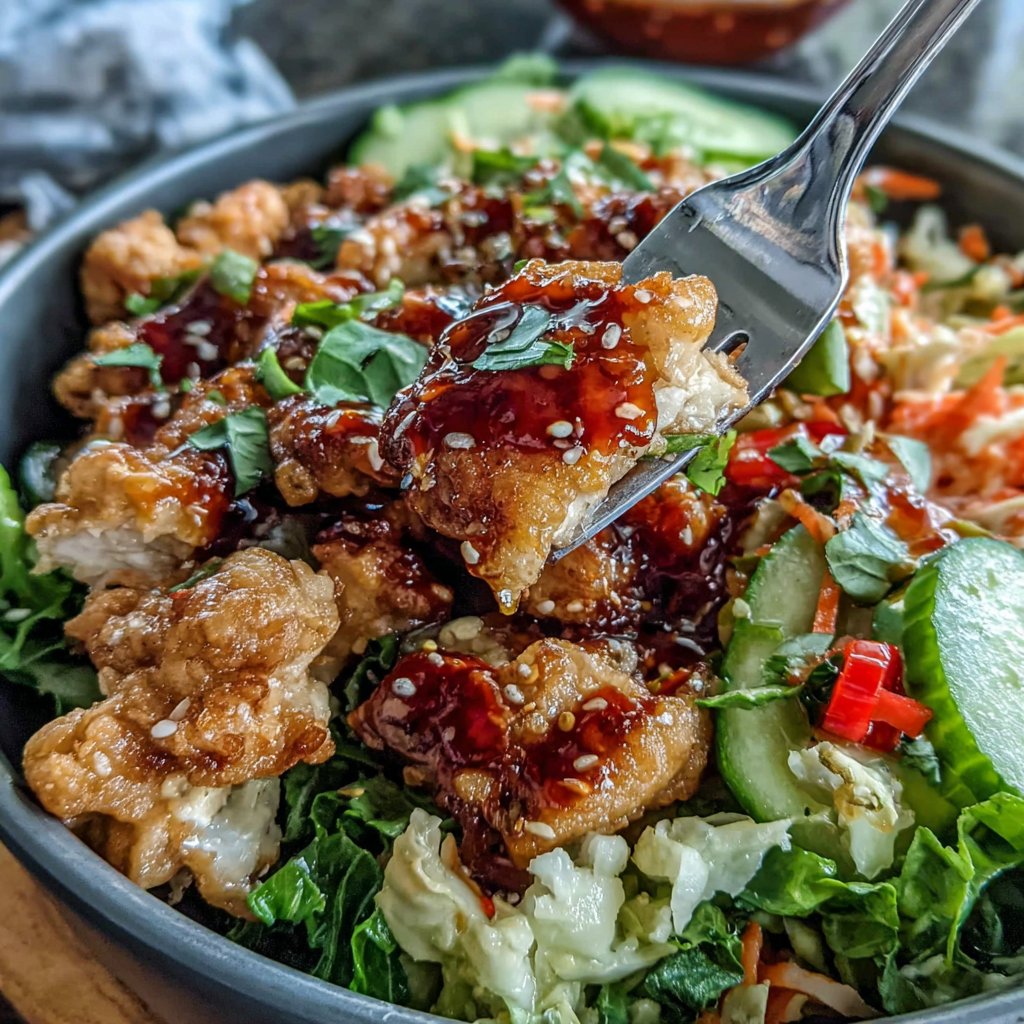 Sesame Ginger Chicken Bowl