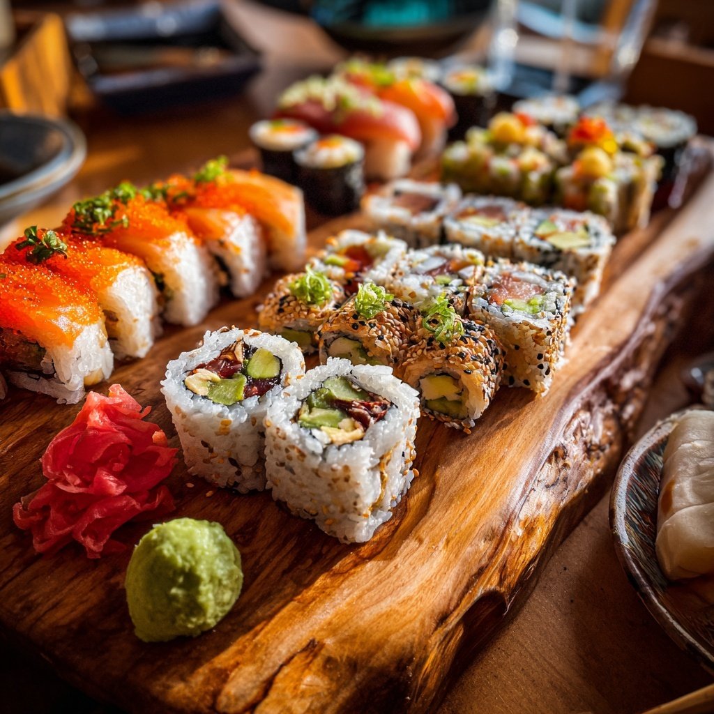 Global Japanese Sushi Rolls