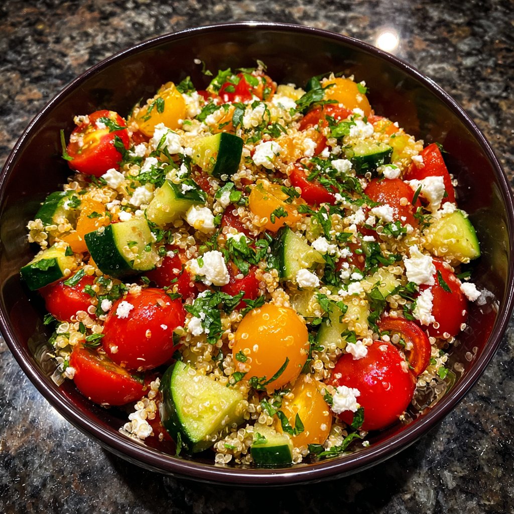 Mouthwatering Mediterranean Quinoa Salad