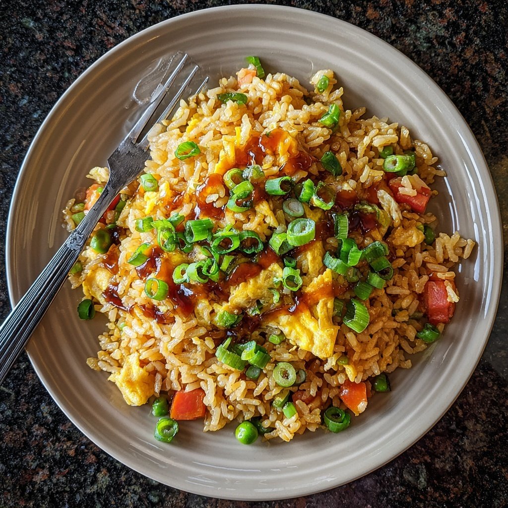 Quick 10 Minute Egg Fried Rice