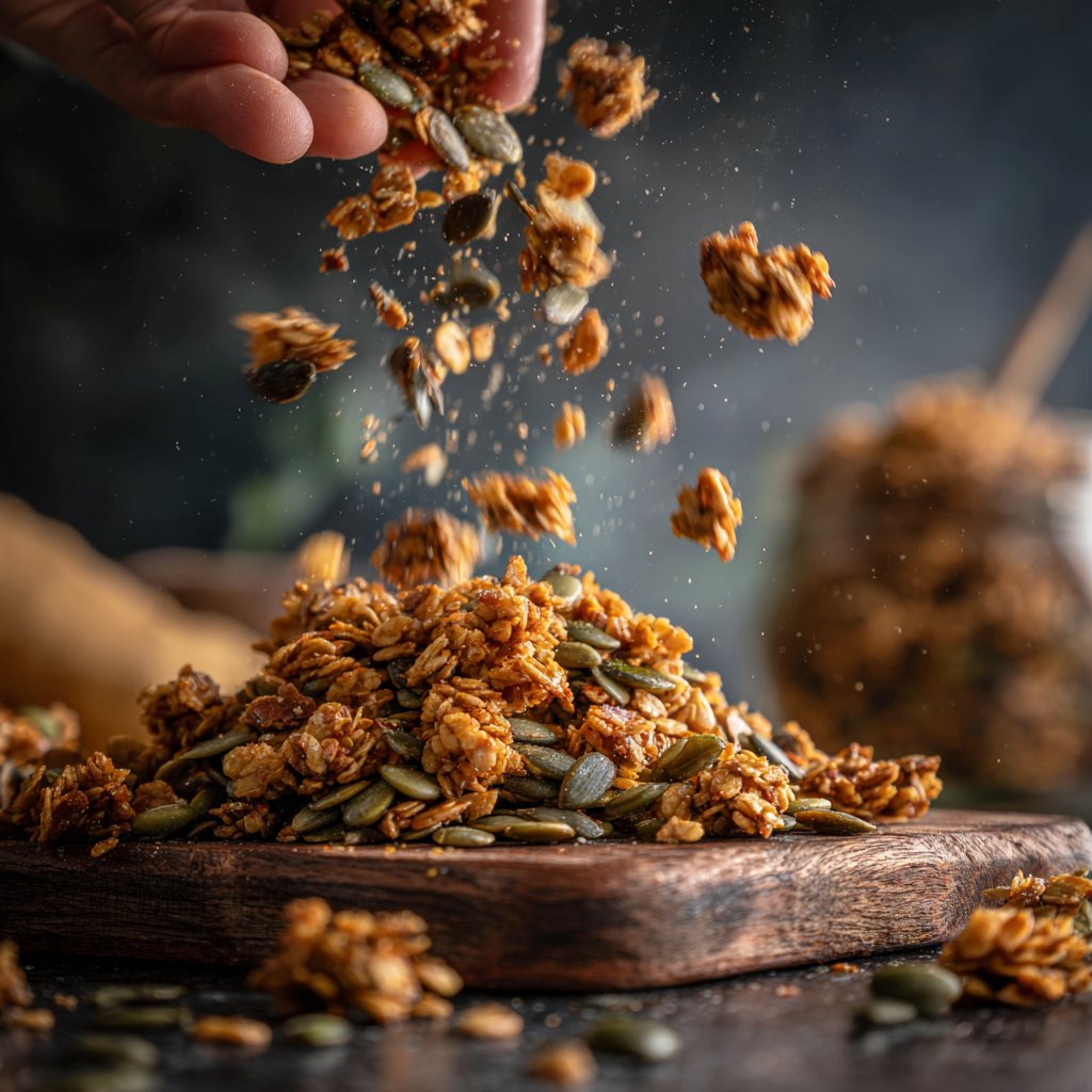 Savory Pumpkin Seed Granola