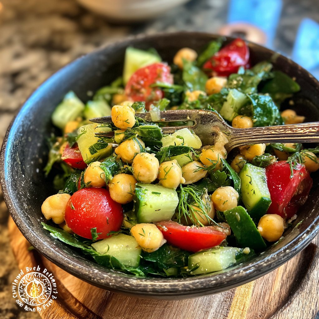 Chickpea Salad with Dill