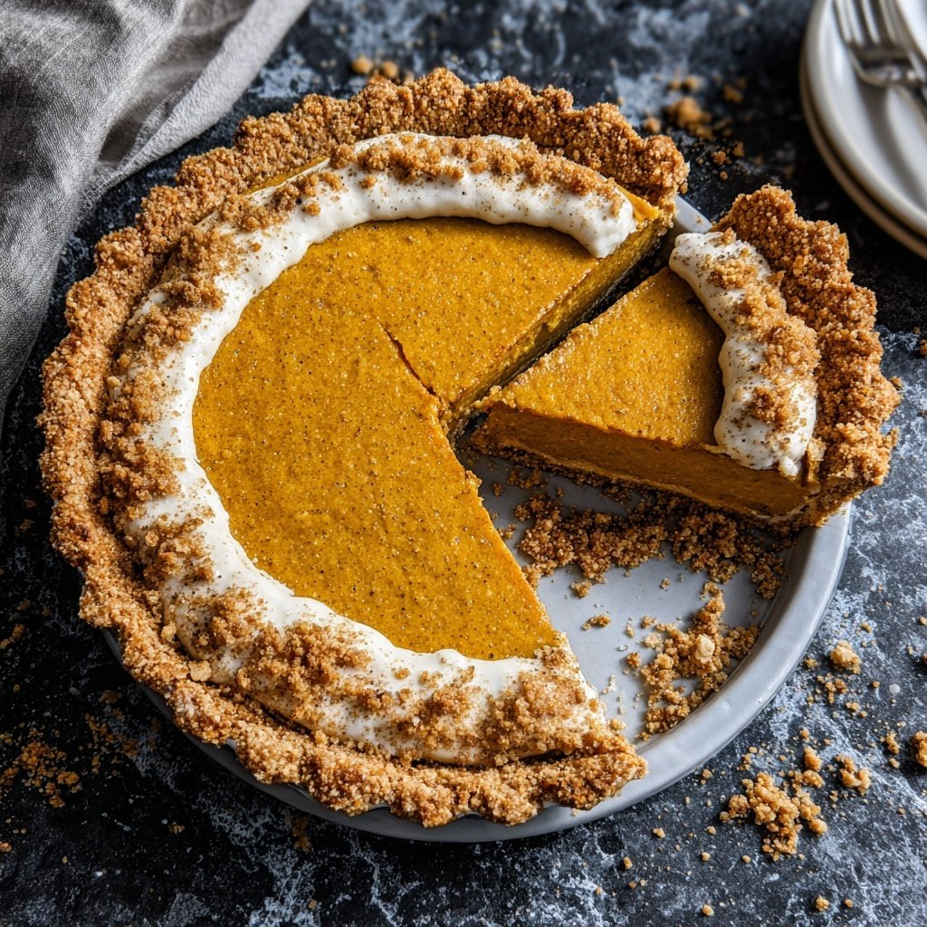 Festive Spiced Pumpkin Pie