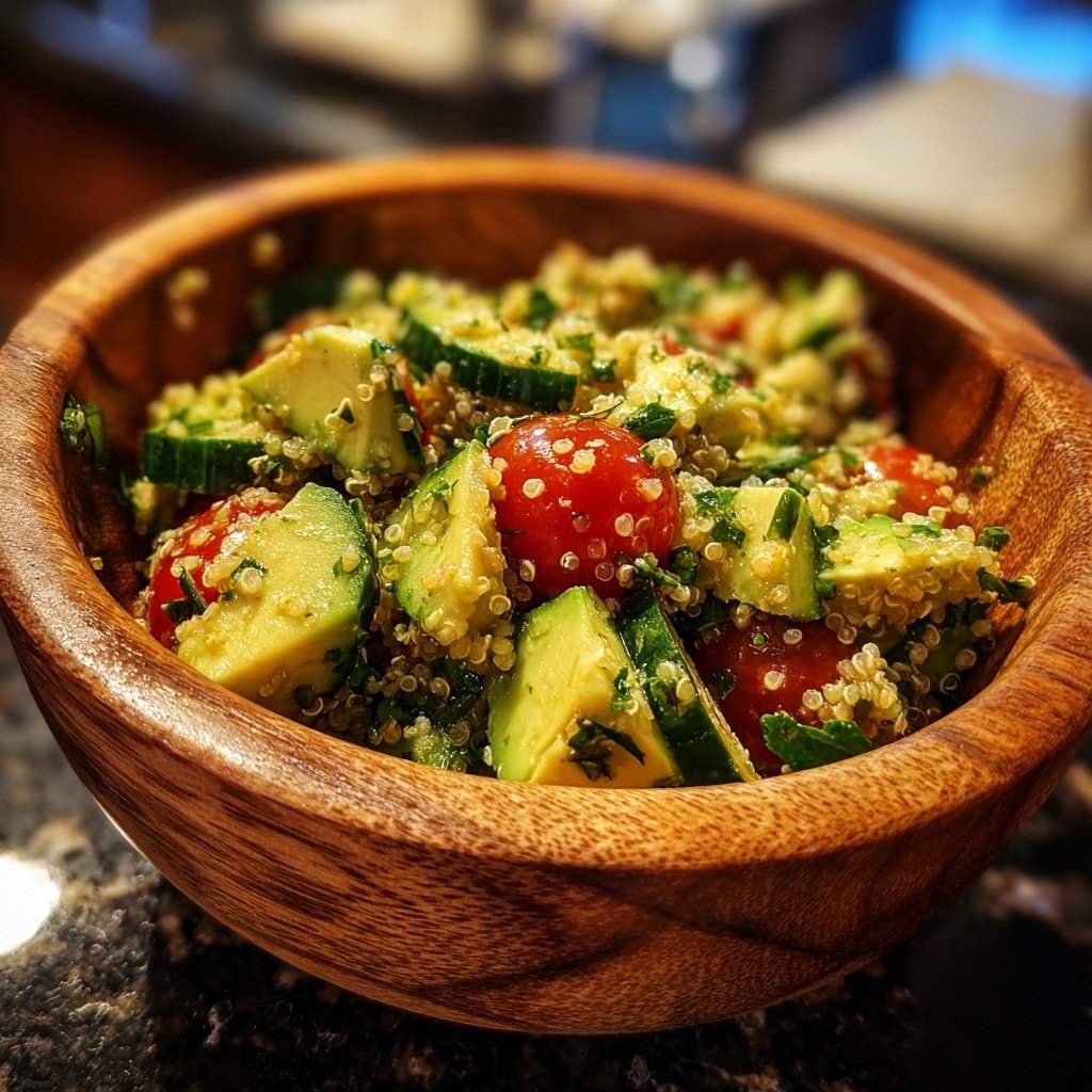 Healthy Avocado Quinoa Salad