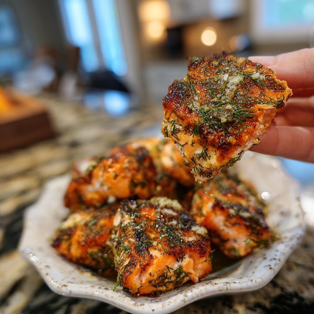 Herb-Encrusted Salmon Bites
